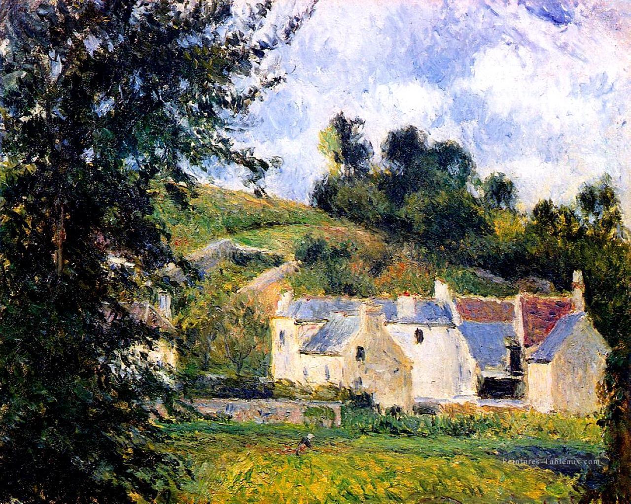 maisons de l’hermitage pontoise 1879 Camille Pissarro Peintures à l'huile